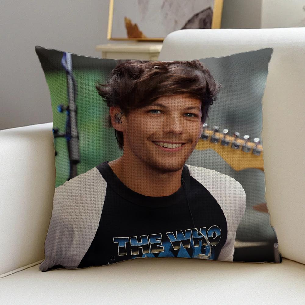 SLouis Tomlinsons Cushion Cover Natural Linen Pillowcase Set AllinOne Decor for Sofa Bedroom Chair