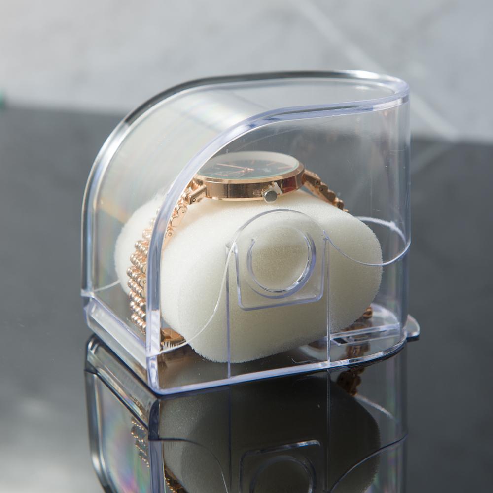 Rectangular Transparent Box Plastic Watch Display Storage Holder Case Adult Children's Smart Watch Protective Box Organizer Bag