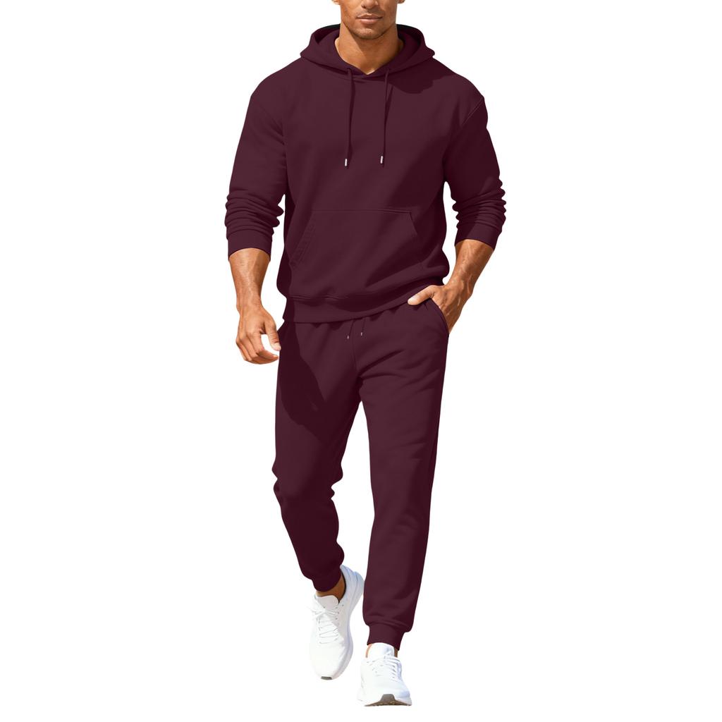 Men's Fall/Winter Hooded Sports Set
