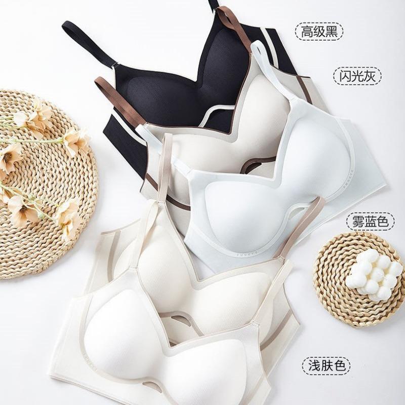 Damen Fixed Cup Nahtloser BH Push-Up Für Kleines Dekolleté