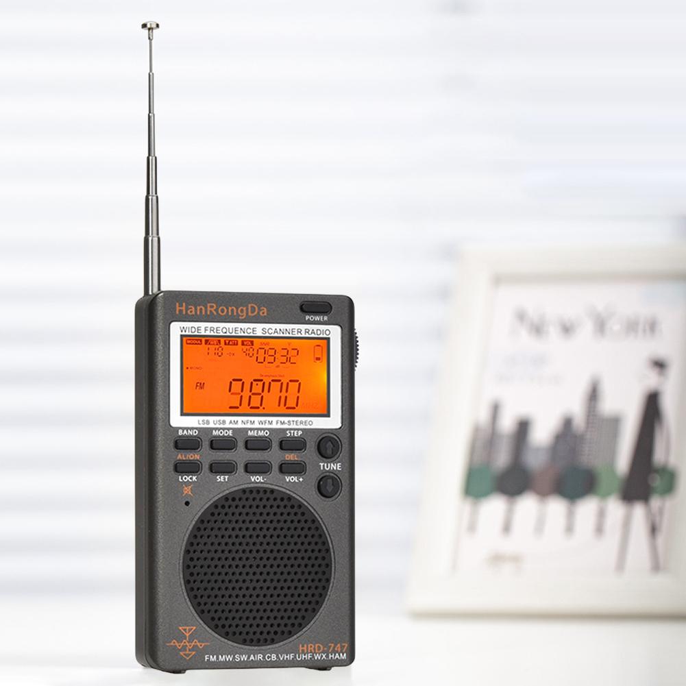 Digital Radio AM FM All Waves Full Band CB AIR Band Ham Radio FM/MW/SW/SSB/LSB/AIR/CB/VHF(UHF)/UBD/WX/HAM