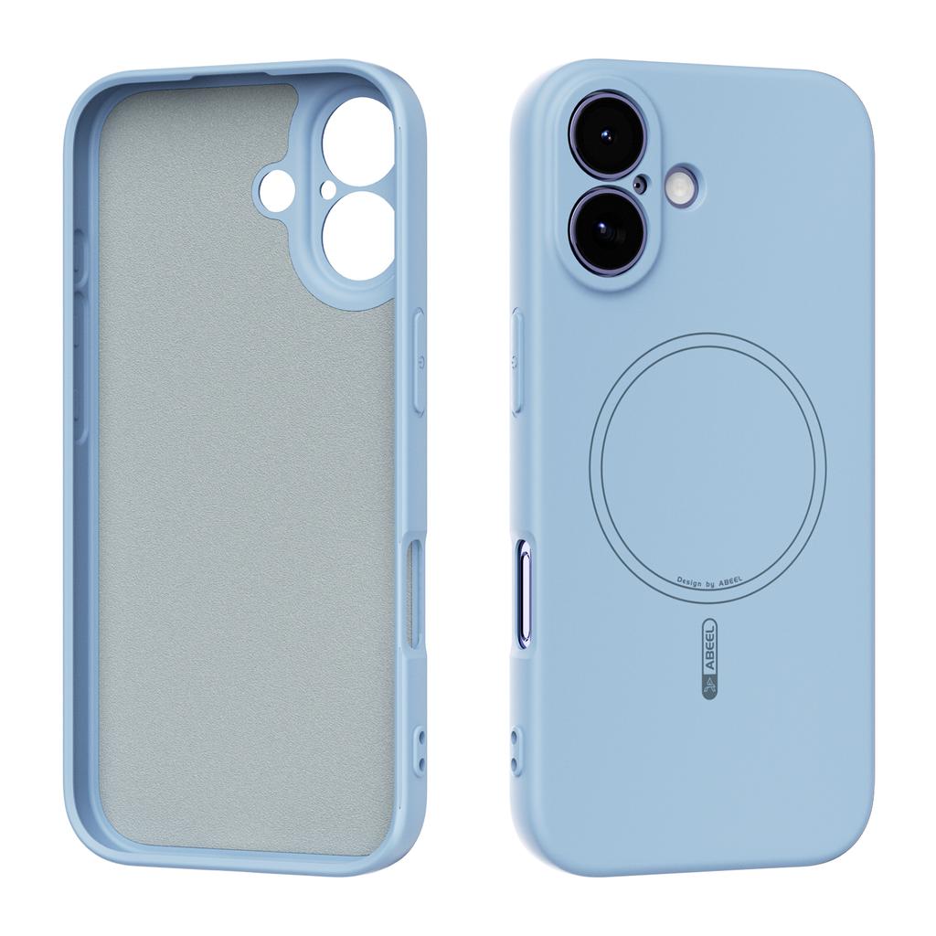 ABEEL For iPhone 17 Case Compatible with MagSafe Skin Touch Liquid Silicone Phone Back Cover