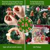 12pcs Gingerbread Man Ornaments for Christmas Tree, Assorted Gingerbread Ornaments, Gingerbread Christmas Ornaments