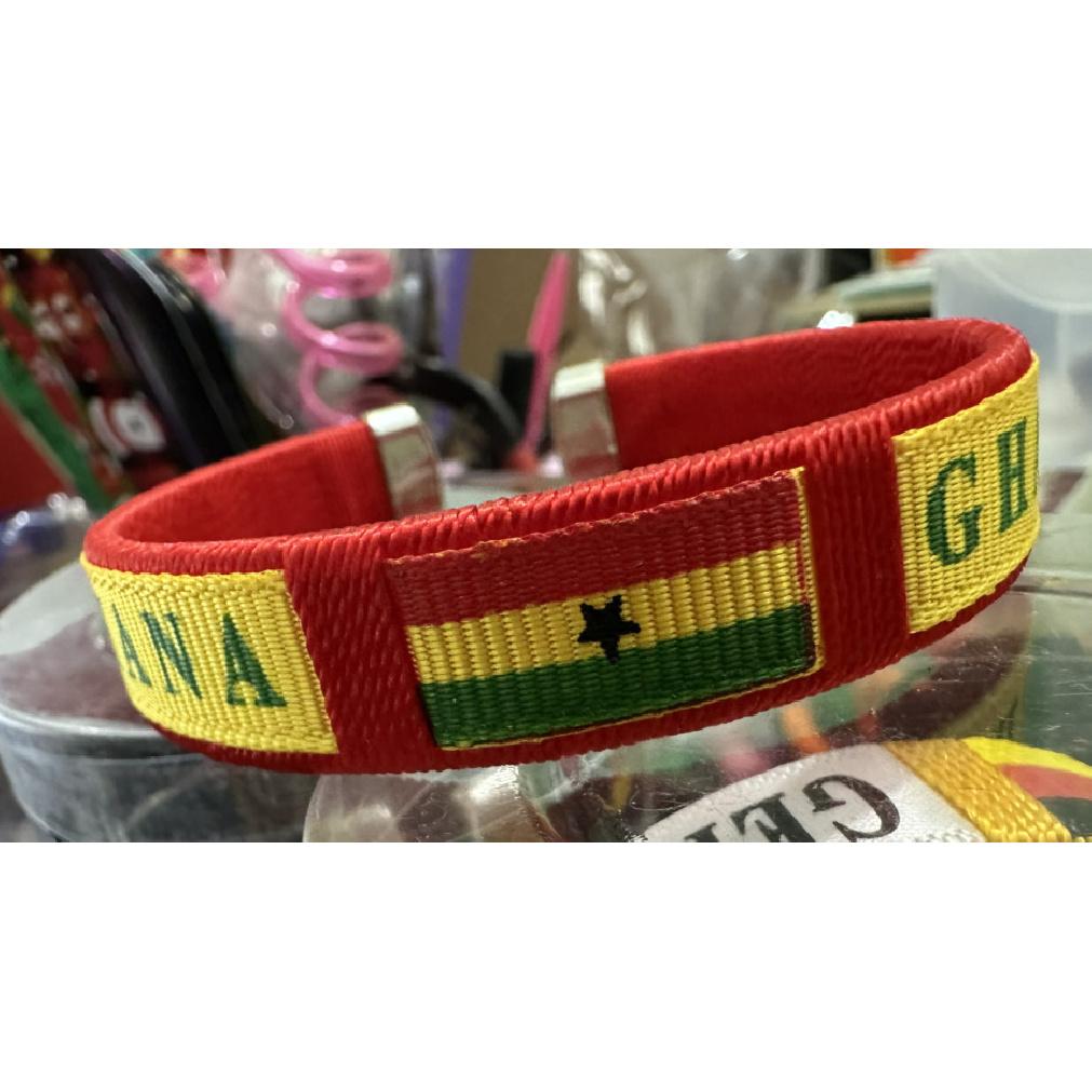 2026 World Cup Flag Bracelet Spain Sports Wristband Embroidered Bracelet Fan Supplies