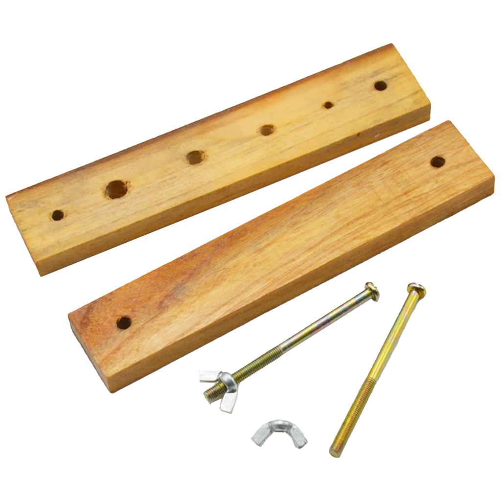Wooden Binding Press Machine Durable Wooden Bookbinding Press for Home Tags DIY Bookbinding Manual Binding Paper Punch Machine