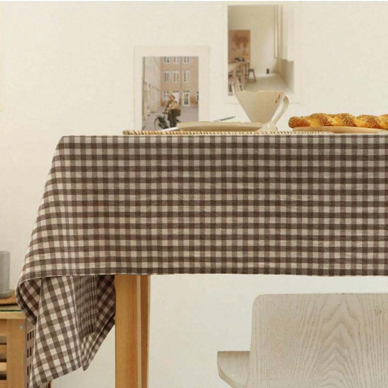 Karierte Tischdecke Küche, Hochzeit, Feiertags-Tischdekoration Tischdecke, Outdoor-Picknick-Tischdecke