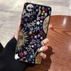 Star Moon Pattern Case for Xiaomi Redmi 9 10 12C A1 A2 Plus A4 13C A3 K40 K80 Pro 14C A5 Black Soft Phone Cover