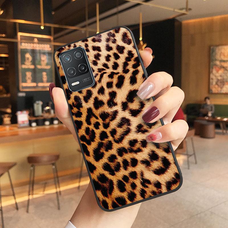 Leopard Phone Case for OPPO Realme GT 2 Pro X2 Pro XT C25S 8 7 6 Pro 6i GT Master C3 C21 C21Y C11 X3 SuperZoom