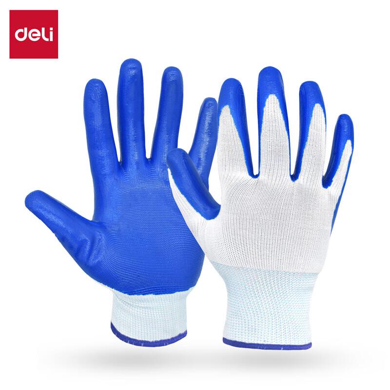 Deli LQ626 Nitrile Coated Work Gloves