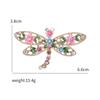 Luxury Rhinestone Dragonfly Brooches for Women Unisex Insect Pins Event Party Gifts New Backpack Decoration Clothes Accessories