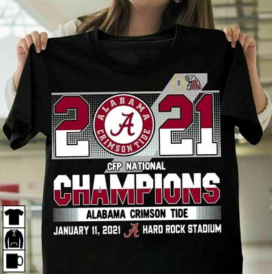 Hot Alabama Crimson Tide National Championship College Football Unisex T-shirts