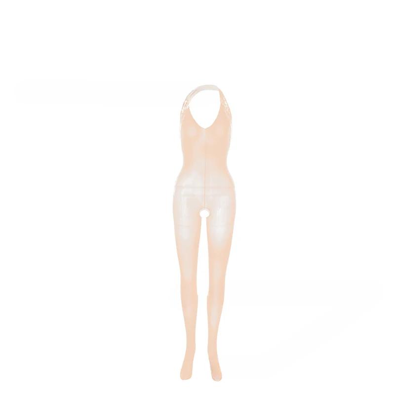 Women Sexy Stockings Mesh Transparent Underwear Jumpsuit Erotic See-Through Bodystockings Open Crotch Erotic Costume Lingerie