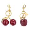 Sparkling Cherry Pendant Fashion Accessory Apple Keyring Stylish Key Pendant Suitable for Adults Friend and Family
