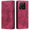 For Xiaomi 13T/13T Pro/Redmi K60 Ultra Wallet Imprinted Flower Pattern Leather Case Phone Cover
