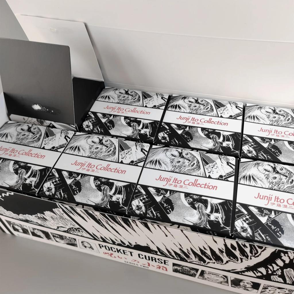 Original Junji Ito Set Pocket Curse Series Blind Box Ingenious Creature Monster Horrable Toy Collection Decoration Kid Gifts