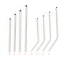 Stainless Steel Straws Metal Straw Bendy Straight Practical Bar Accessories Travel Utensils Dinner for Beverage Water