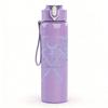 1PC Demon Horn Minimalist Line Art Print 750ml Portable Sports Water Bottle Leakproof Gym Outdoor Travel Drink Cup