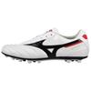 Morelia 2 Comfortable Ag (Rubber Short Studs) Durable Breathable Fit Soccer Shoes Unisex Soccer Shoes White Black Red P1GA250509