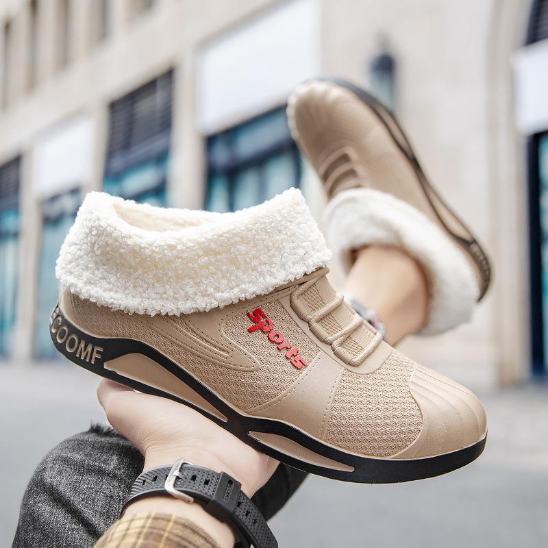 Low-top rain shoes water shoes men's work outdoor flat bottom lightweight adult waterproof shoes light mouth rubber shoes overshoes short men