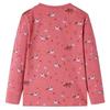 Children's Long-sleeved Pajamas Antique Pink 5 Sizes Available