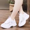 Dad shoes girl 2025 spring and summer new versatile casual platform ins trendy thin mesh breathable sports shoes