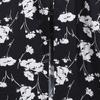 Men's Fashion Cotton Linen Print Short Sleeve Button Shirt Blouse Top
