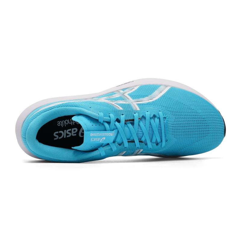 Asics Hyper Speed 6 (2E) Weiter Schnitt Weich Strapazierfähig Rennlaufschuhe Unisex Laufschuhe Blau Weiß 1013A238-400