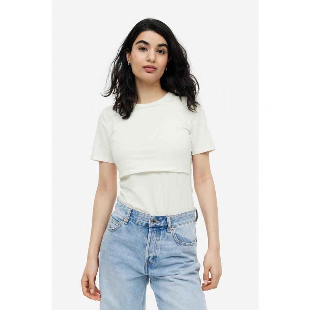 

Комплект из 2 топов для кормления H&M MAMA, черный, белый 1175052002