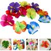 BESTOYARD 72Pcs Hawaii Hibiscus Fabric Silk Daisy Peony Mini Blossom Flowers Tabletop Decoration Table Confetti for Jungle Party Beach Wedding Party
