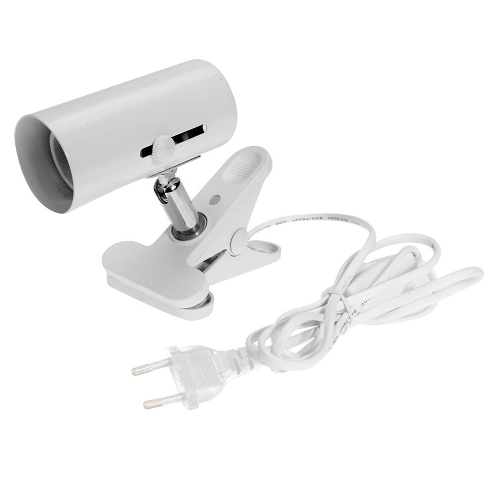 E27 Pet Light Holder Heating UVA UVB Clip-on Bulb with Cover Reptile Lamp Set Energy Saving Lighting Accessories