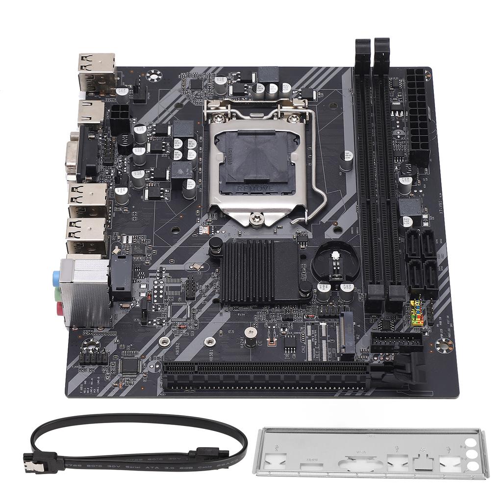 Computer Motherboard 100M Network Card 1155 Pin Dual Channel DDR3 Memory for Quad Core I3 I5 I7 Office Desktop Mainboard