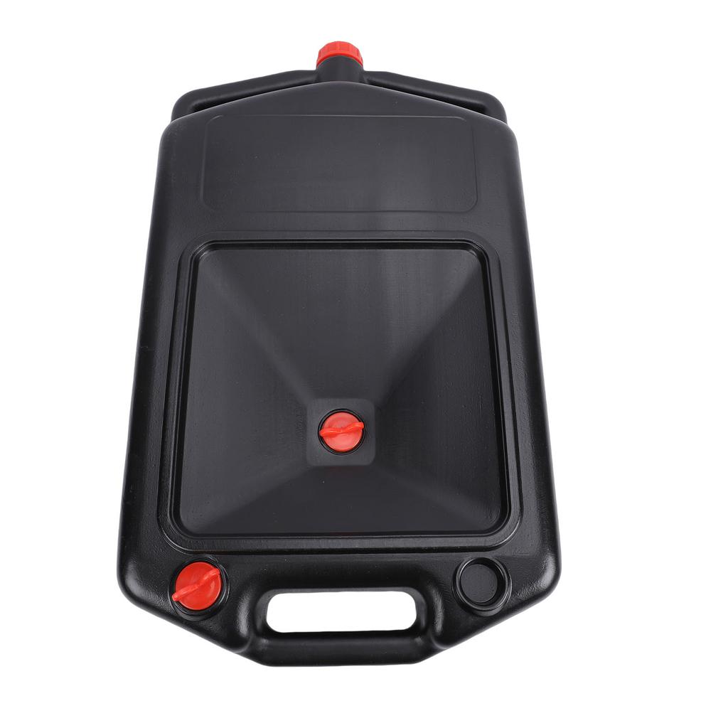 Oil Drain Container 12L Capacity Multifunctional Low Profile Design Automotive Oil Drain Pan with Handle for ATVs