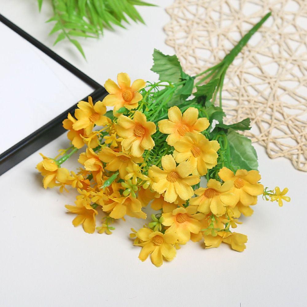 Plastic Artificial Daisy DIY Fake Daisy New Simulation Flower  Photography Props