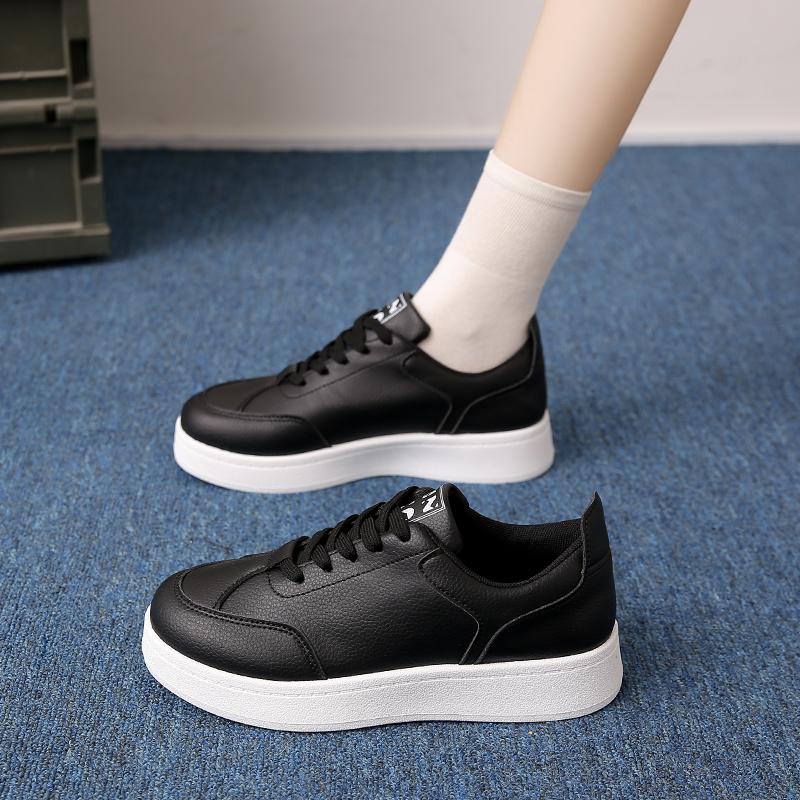 

Spring/Autumn Round Head Thick Sole Sexy Comfortable Casual Sneakers Fashionable New Non-slip Elegant Flat Shoes for Women 36
