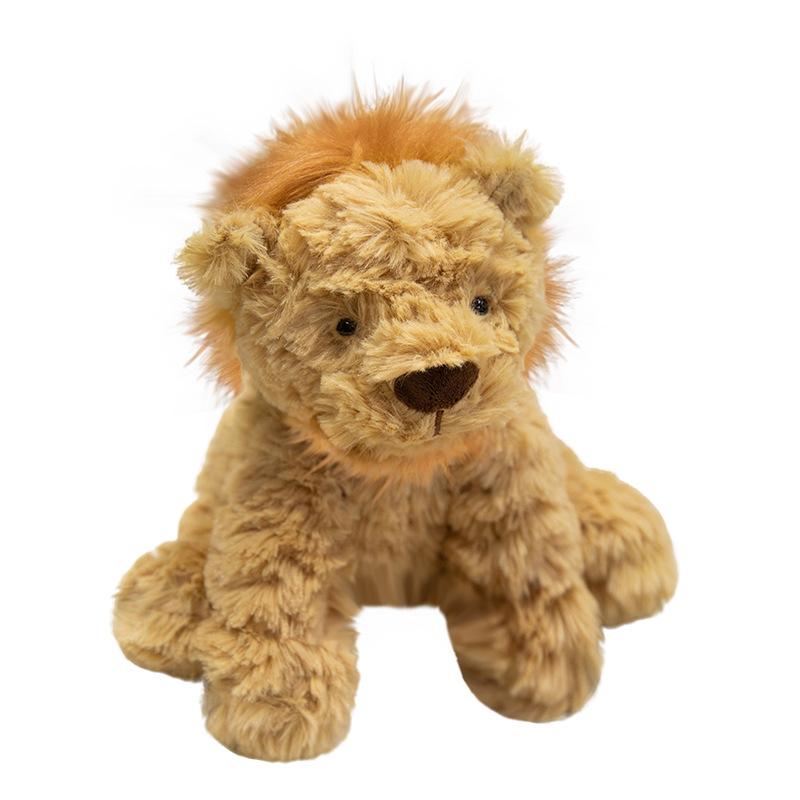 Cute Cute Little Lion Doll Plush Toy Zoo Lion Doll Children'S Company Soothing Doll