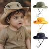 Cute Wavy Brim Sun Hat for Babies Kids Hat, Breathable UV Protection Cap with Adjustable Stylish Daily Outings Wide Brim, Summer Beach Toddlers