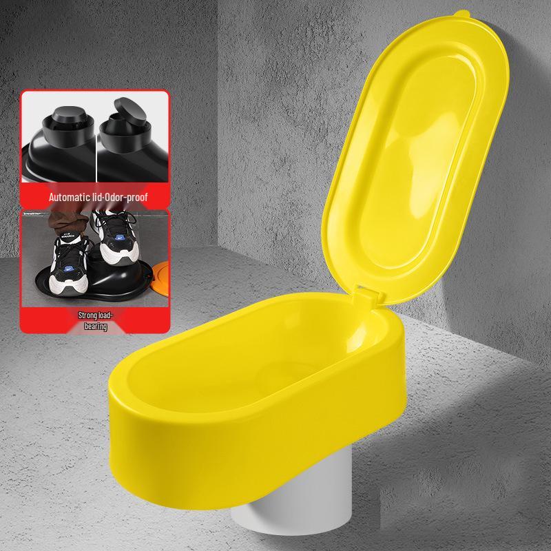 

Портативний туалет-чаша для присідання з захистом від запаху для будівельних майданчиків