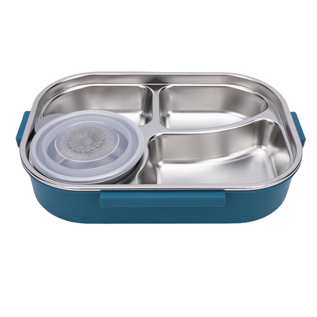 1.5L Lunch Box 4 Compartments 316 Stainless Steel   Box Leakproof   Container with Soup Bowl for   School Travel