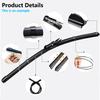 For Toyota Camry XV20 XV30 XV40 XV50 XV70 XV 20 30 40 50 70 1997~2020 Wipers Blade Car Accessories Windshield Wipers 2011 2017