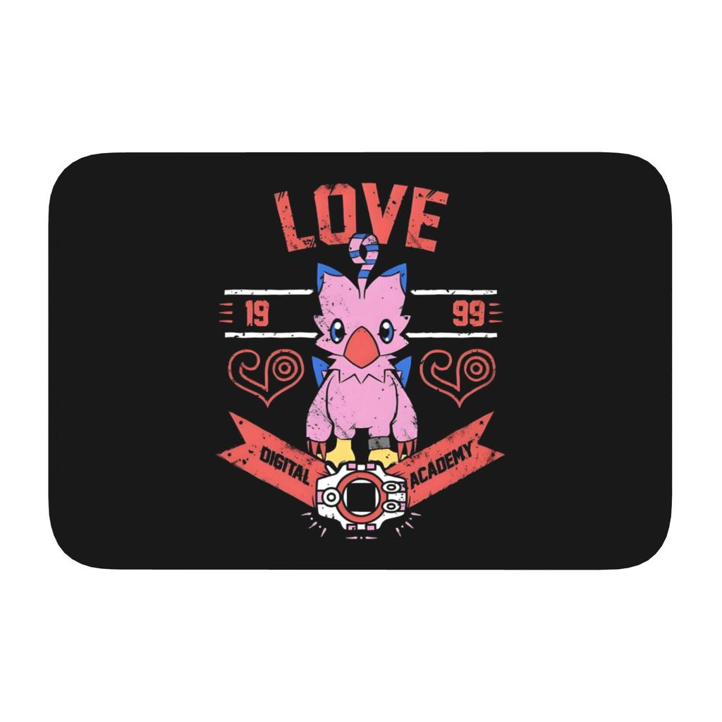 Personalized Digimon Japane  Doormat Mat Anti-Slip Anime Manga Video Game  Kitchen Bathroom Toilet Rug Carpet 40*60cm