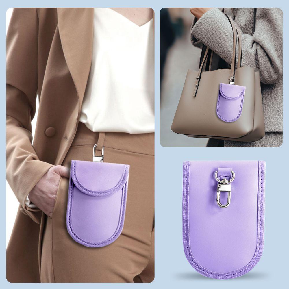 Faradayova klec Tech-Protect Klr100 Pouzdro Bezklíčové Blokování Rfid Signálu Levandulové