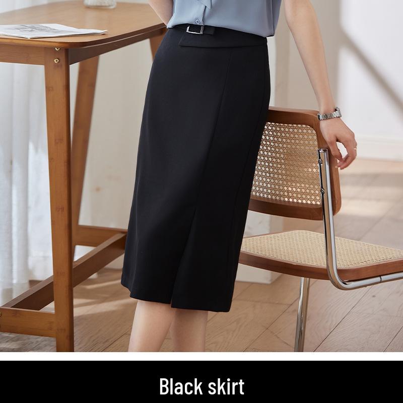 Stilvoller Damen-Bleistiftrock in mittlerer Länge für Frühling, Herbst und Sommer - Professionell, Schlankmachend und mit Pendler-Temperament