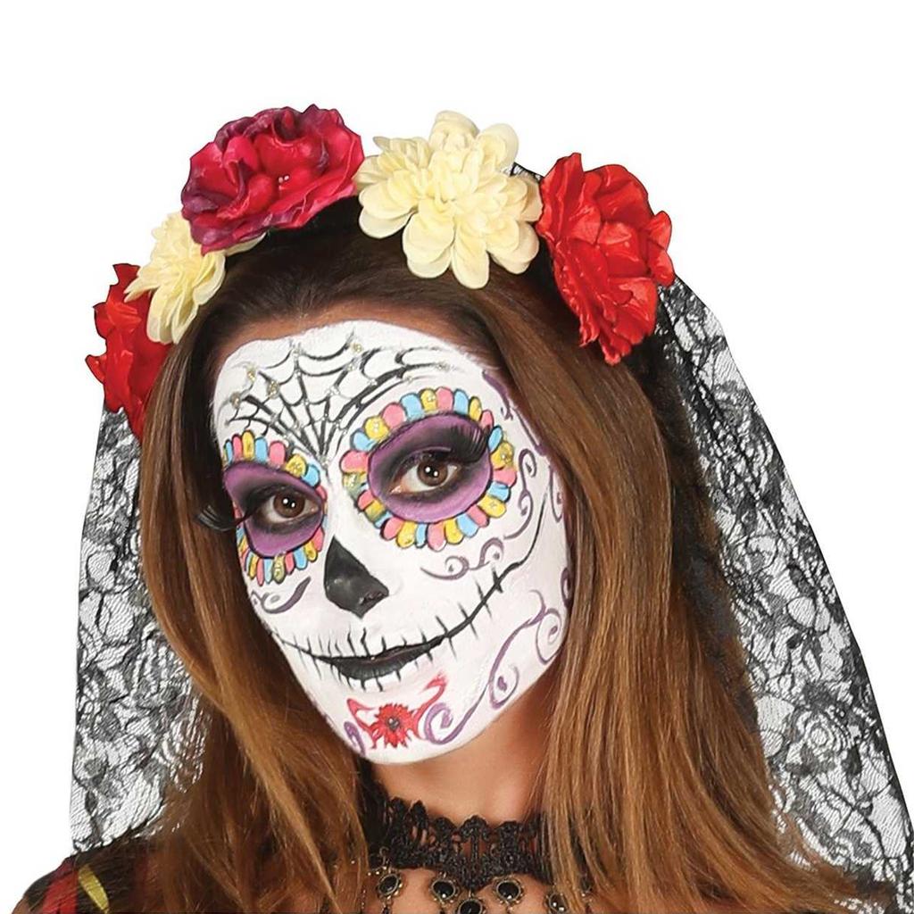 Fiestas Guirca Womens/Ladies Catrina Costume Set