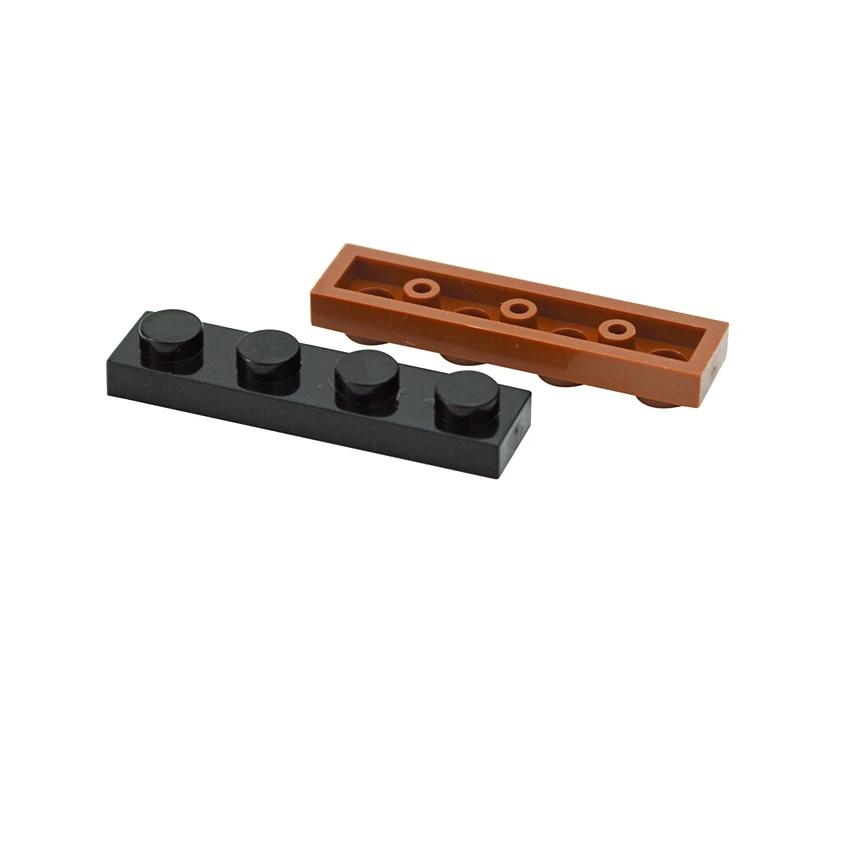 76Pcs DIY Building Blocks Thin Plate 3710 Figures 1x4 Dots Bricks Construction Creative Size MOC Compatible With Toys for Kid