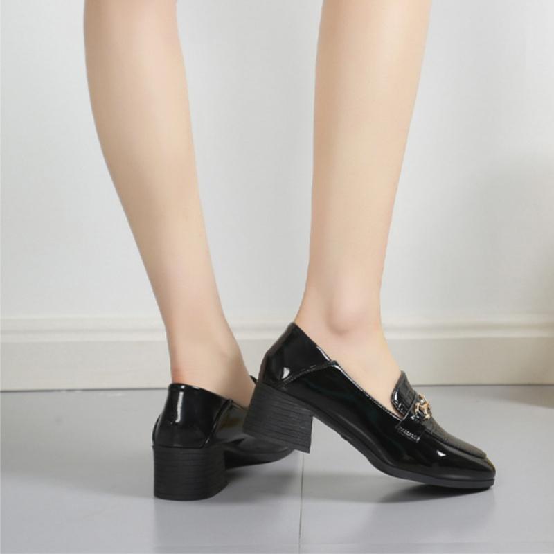 Fashion Accessories Lightweight And Elegant Casual Loafers For Women Spring And Summer Retro Comfortable Thick Heel High Heels