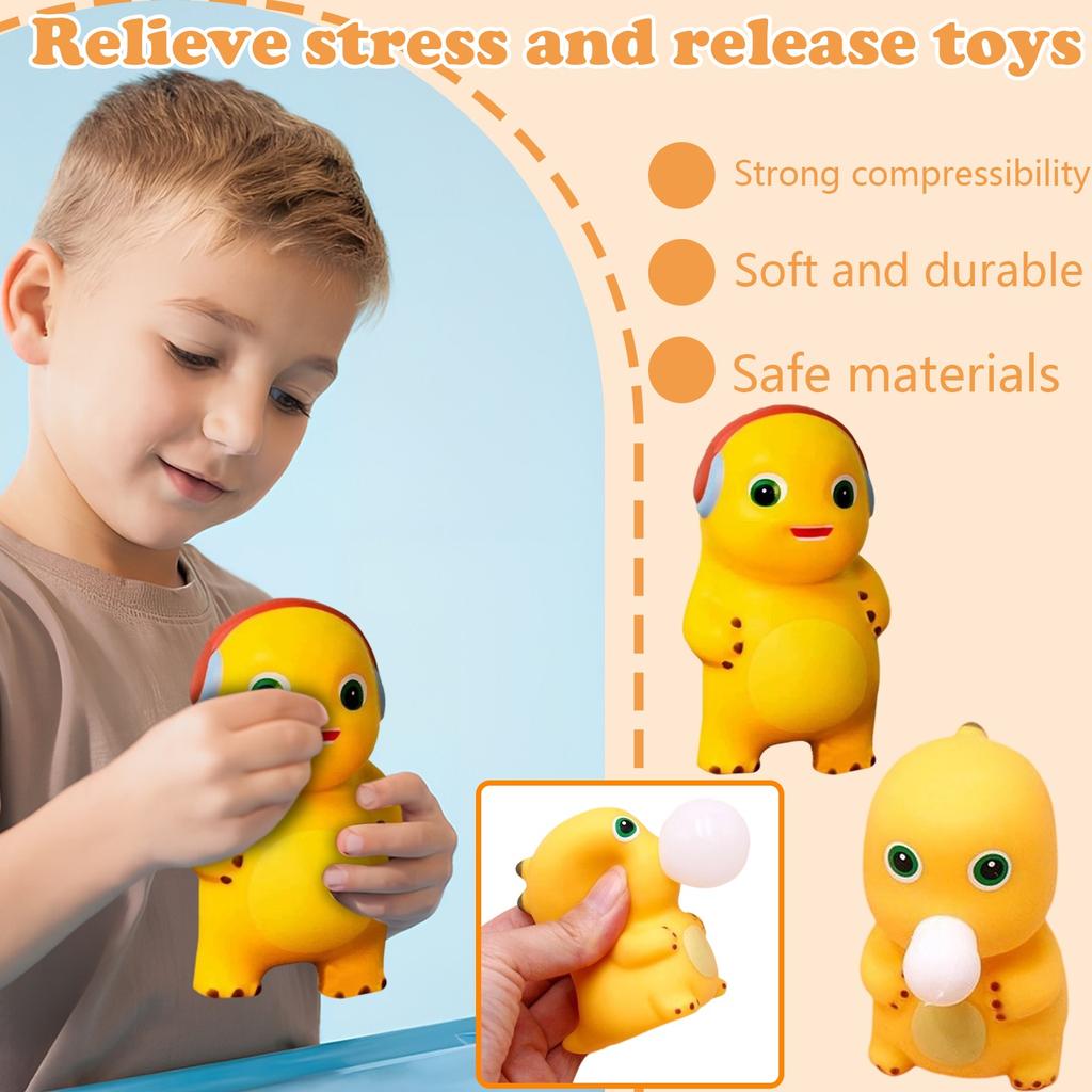 Small Dragon Pinching Fun Slow Rebound/ Stress Relief Toy Unconvinced Tilted Head Tsundere Dragon Figurine