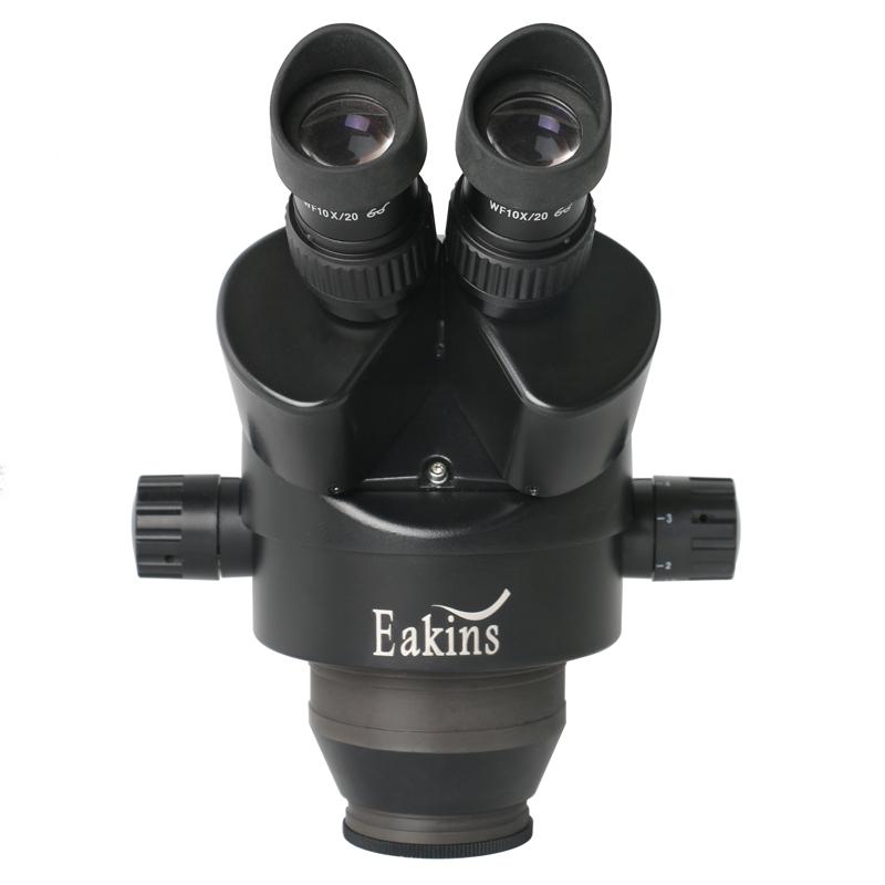 Set Microscop Stereo Trinocular Parfocal cu Zoom 7X ~ 45X, Lentilă Barlow 0.5X 1X 2X, Stativ Universal Pentru Laborator, Reparare PCB