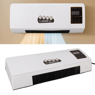 Wall Mounted Heater US Plug 110V Dual Use Small Air Conditioner Heating Machine Silent Operation for Bedroom for Dorm