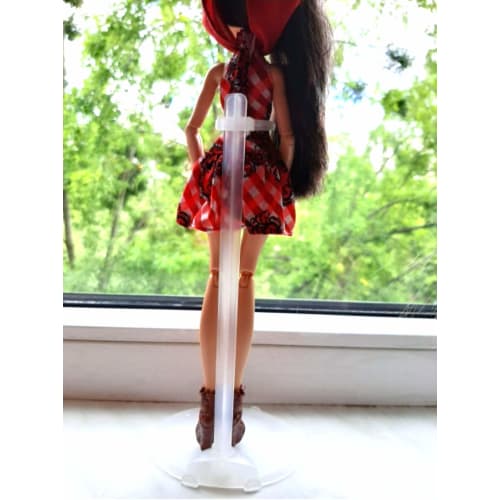 heizi Doll Stands, Set of 10, Licca-chan Stands, Nendoroid Jenny-chan 1/6 Scale Doll Figure (Clear)