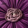 Stuffed Flower Shaped Pillow Round Throw Pillow, 16 Inch Decorative Cushion, Soft for Living Room Shape Sofa Couch Bed Chair Velvet Pillows